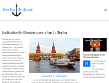 Tablet Screenshot of berlin-beiboot.de